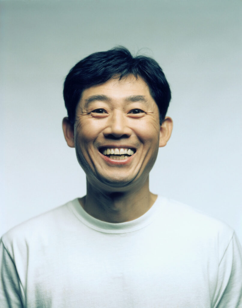 mature man smiling, portrait